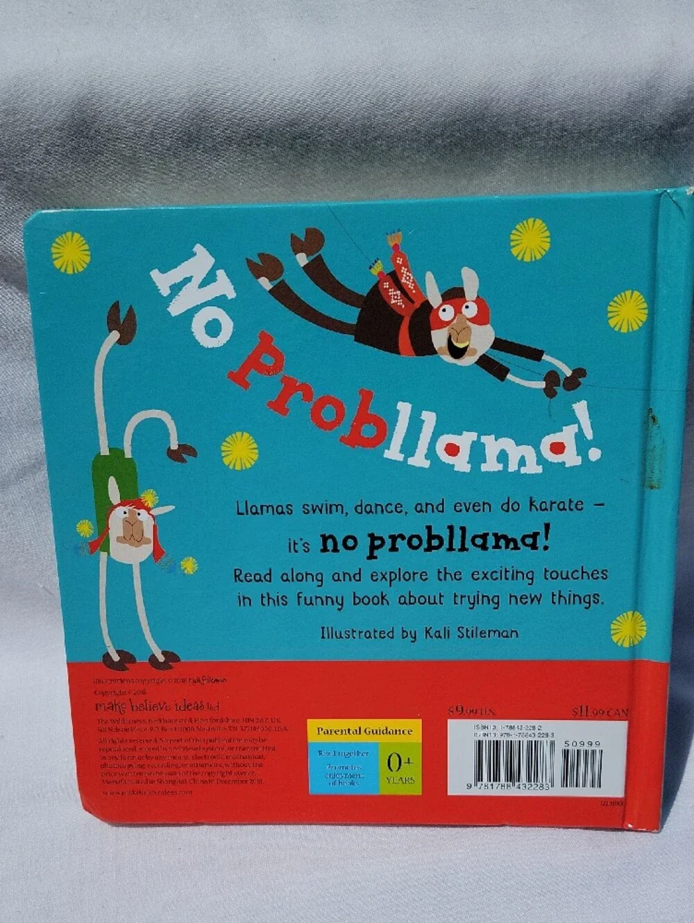 Groovicorn And No Probllama Kids Board Book - Colorful Unicorn Fun